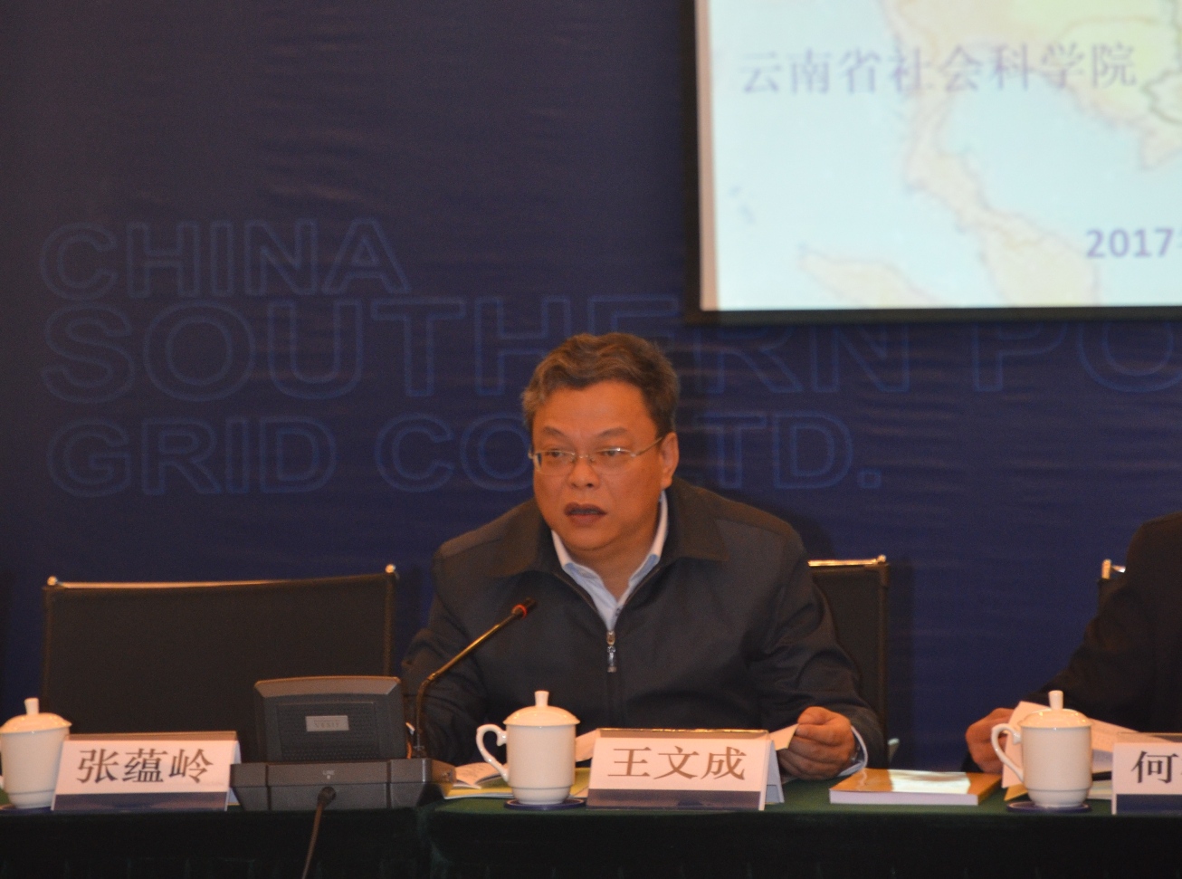 我院党组成员,副院长王文成在会议上致辞  代丽/摄