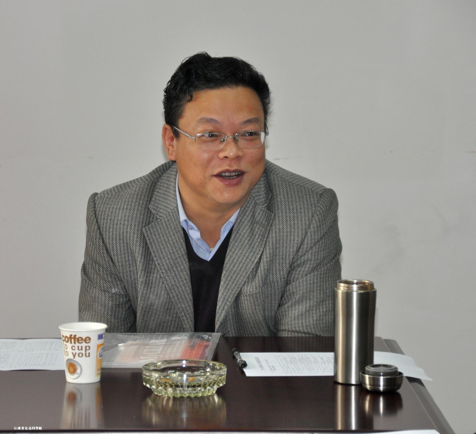 (王文成副院长在会议上讲话)